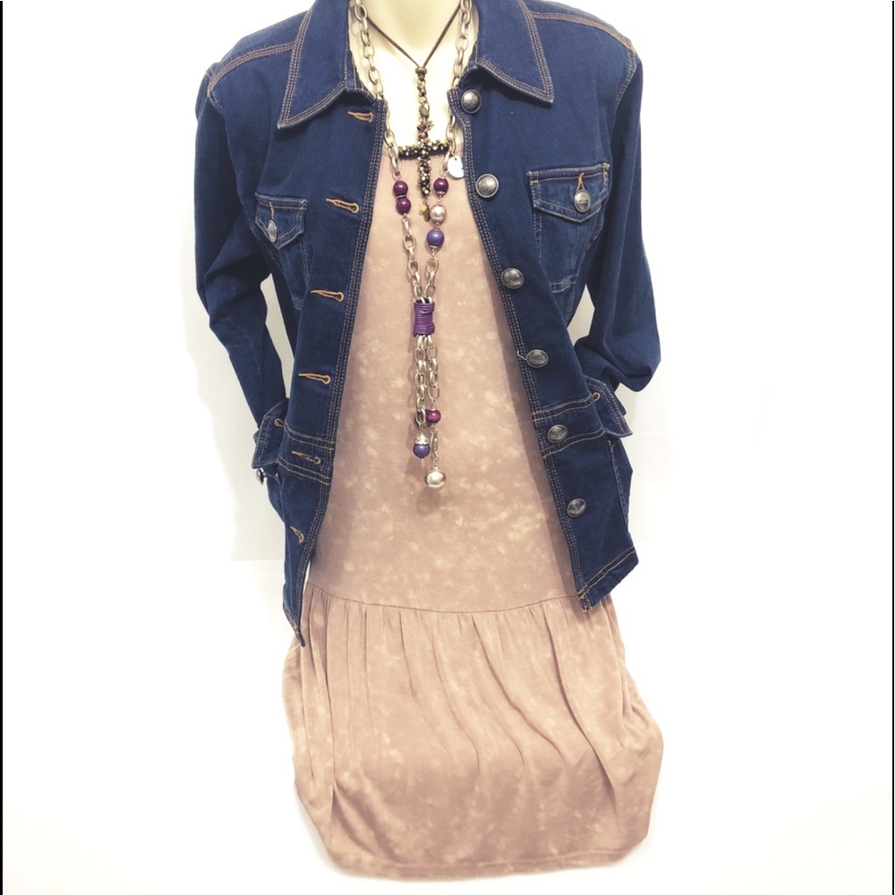 Tobi scoop neck mini dress